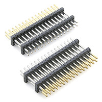 FW-16-02-L-D-220-140 Connector 2 x 16 Pin THT SAMTEC