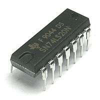 SN74LS20N Dual NAND Gates ICs DIP14 TI