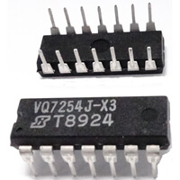 VQ7254J-X3 N, P-Channel Quad MOSFET Arrays DIP14 SILICONIX