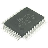 SED1521FAA Dot Matrix LCD Driver SMD-QFP100 EPSON