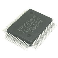 SED1521F0A Dot Matrix LCD Driver SMD-QFP100 EPSON
