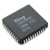 Z8420AVS Z80A PIO Peripherial Port 4MHz SMD-PLCC44 ZILOG