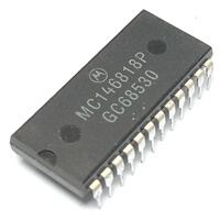 MC146818P Real Time Clock ICs DIP24 MOTOROLA USED