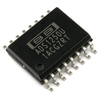 ADS1250U ADC Delta-Sigma 25ksps 20-Bit SMD-SO16 BB