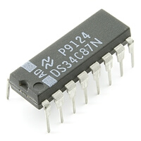 DS34C87N Quad RS422 Line Transmitter 3-State DIP16 NSC