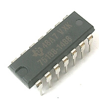 SN75188 RS232 Quad Line Driver DIP14 TI